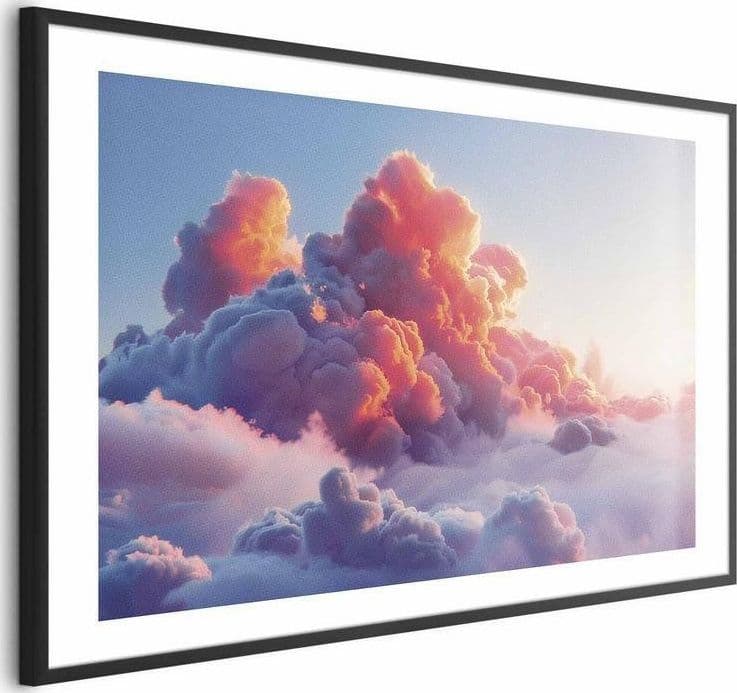 Poster - Dusk Spectacle: Clouds in Shades of Pink and Purple in Poster e stampe Collezione Casa - Trebisacce, commercioVirtuoso.it
