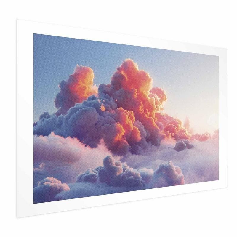 Poster - Dusk Spectacle: Clouds in Shades of Pink and Purple in Poster e stampe Collezione Casa - Trebisacce, commercioVirtuoso.it