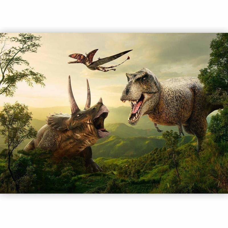 Fotomurale adesivo Dinosaur Square in Sticker da muro e lettere in legno Collezione Casa - Trebisacce, commercioVirtuoso.it