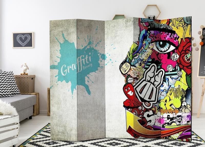 Paravento Graffiti Beauty [divisori da interno] in Paraventi Collezione Casa - Trebisacce, commercioVirtuoso.it