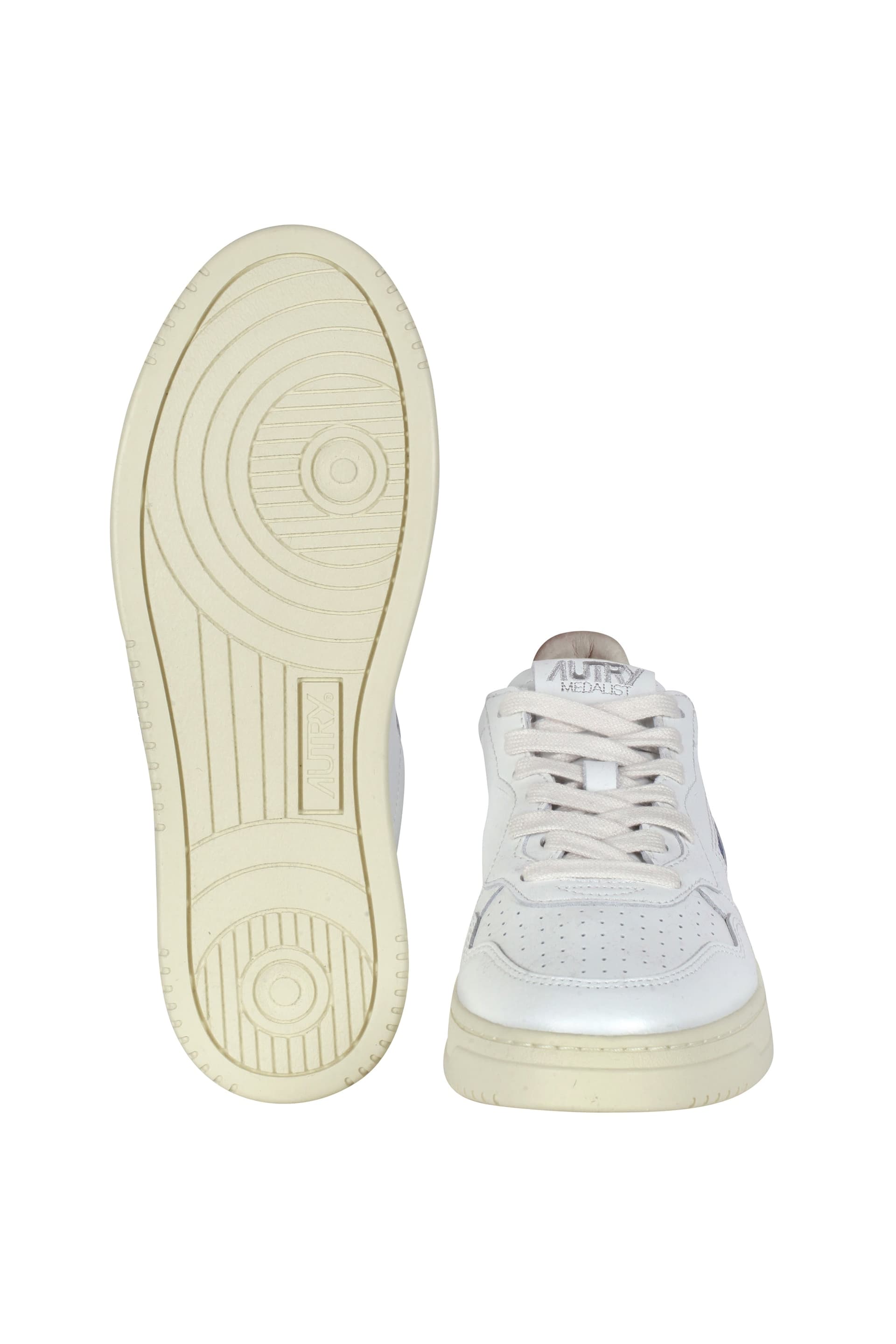 AUTRY Autry - Sneakers - 470535 - Bianco/Argento da donna in Sneaker casual Drestige - Casamassima, commercioVirtuoso.it