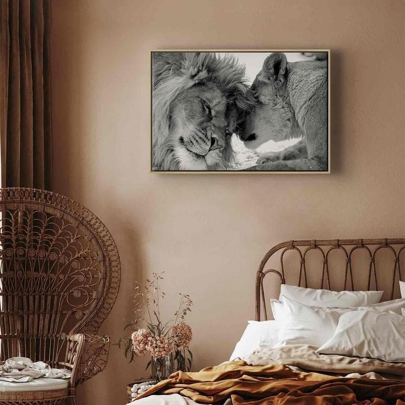 Quadro Lion's Love in Poster e stampe Collezione Casa - Trebisacce, commercioVirtuoso.it