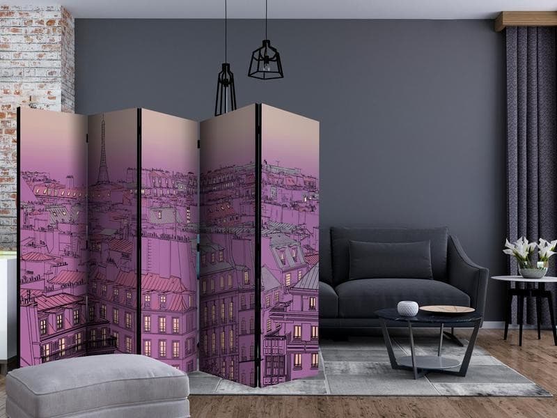 Paravento Friday evening in Paris II [Room Dividers] in Paraventi Collezione Casa - Trebisacce, commercioVirtuoso.it