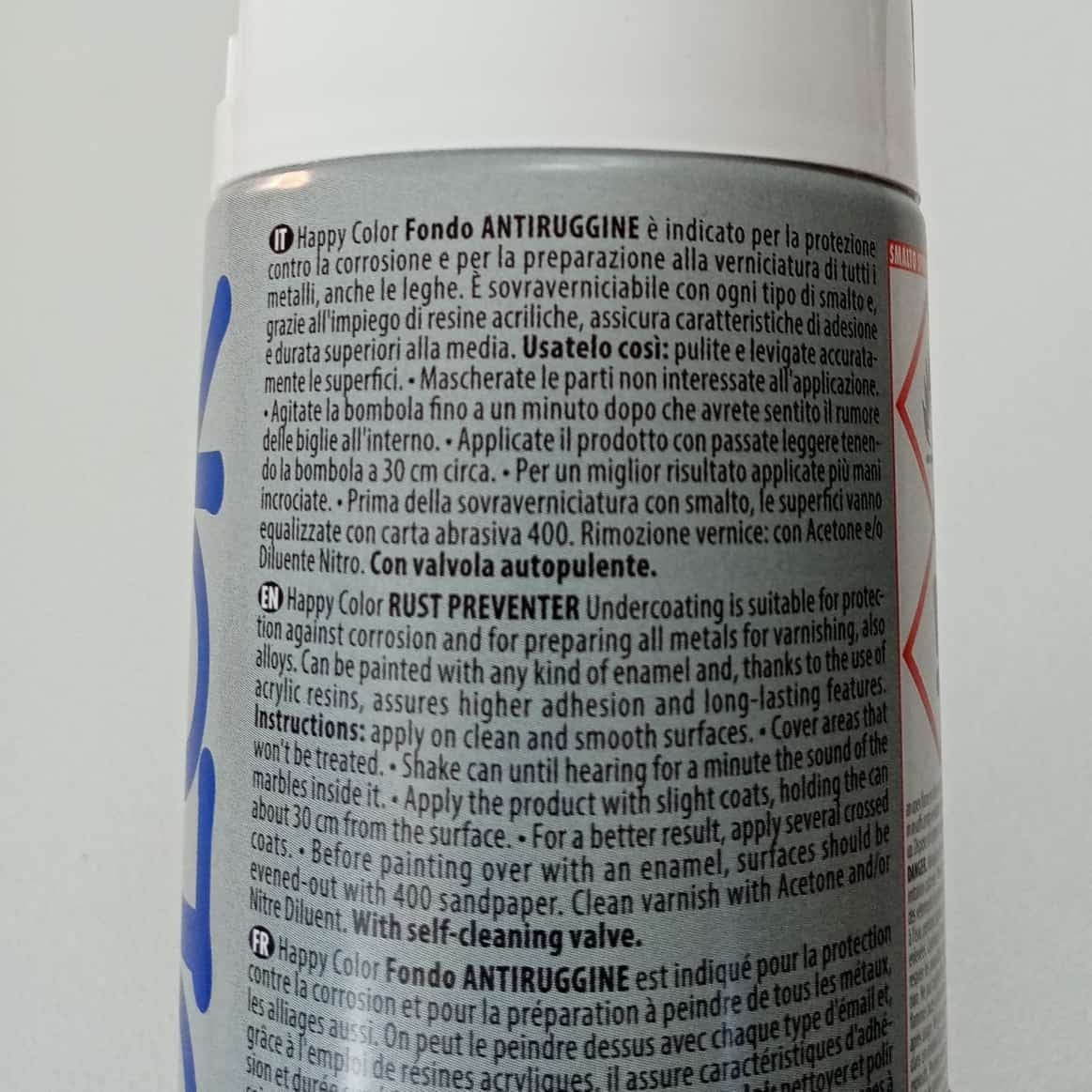 Saratoga bomboletta happy color 400ml fondo antiruggine opaca in Vernice a spray Aloiserw.com - Altomonte, commercioVirtuoso.it