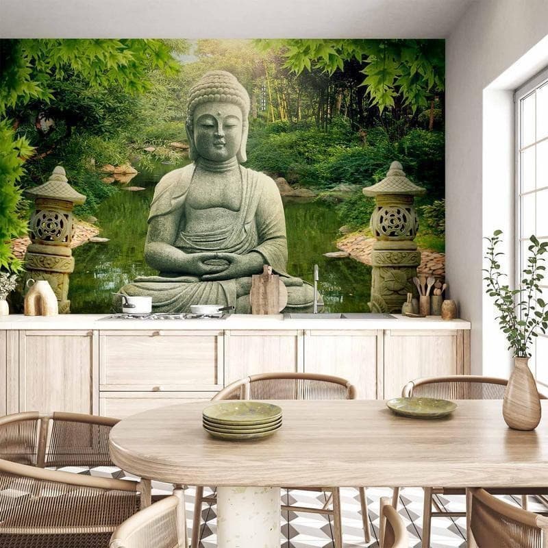 Fotomurale Giardino di Buddha in Carta da parati Collezione Casa - Trebisacce, commercioVirtuoso.it