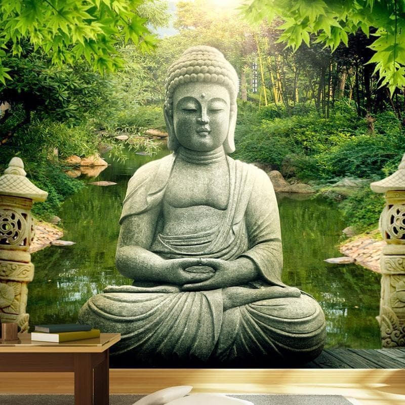 Fotomurale Giardino di Buddha in Carta da parati Collezione Casa - Trebisacce, commercioVirtuoso.it
