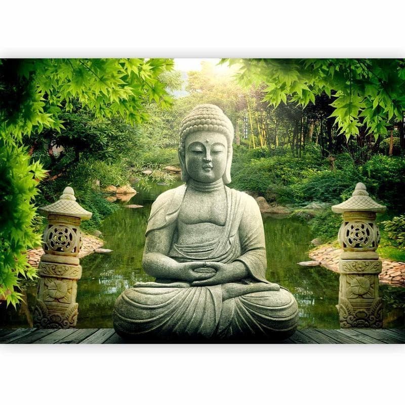 Fotomurale Giardino di Buddha in Carta da parati Collezione Casa - Trebisacce, commercioVirtuoso.it