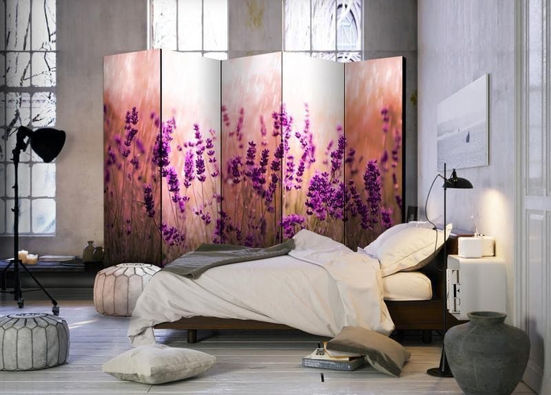 Paravento Lavender in the Rain II [divisori da interno] in Paraventi Collezione Casa - Trebisacce, commercioVirtuoso.it