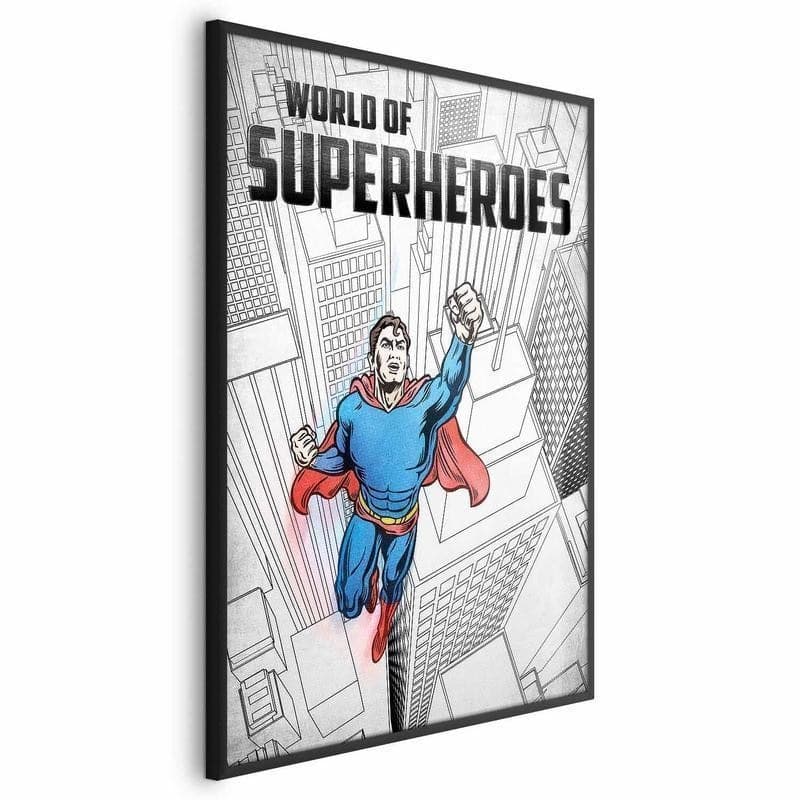 Poster - World of Superheroes in Poster e stampe Collezione Casa - Trebisacce, commercioVirtuoso.it