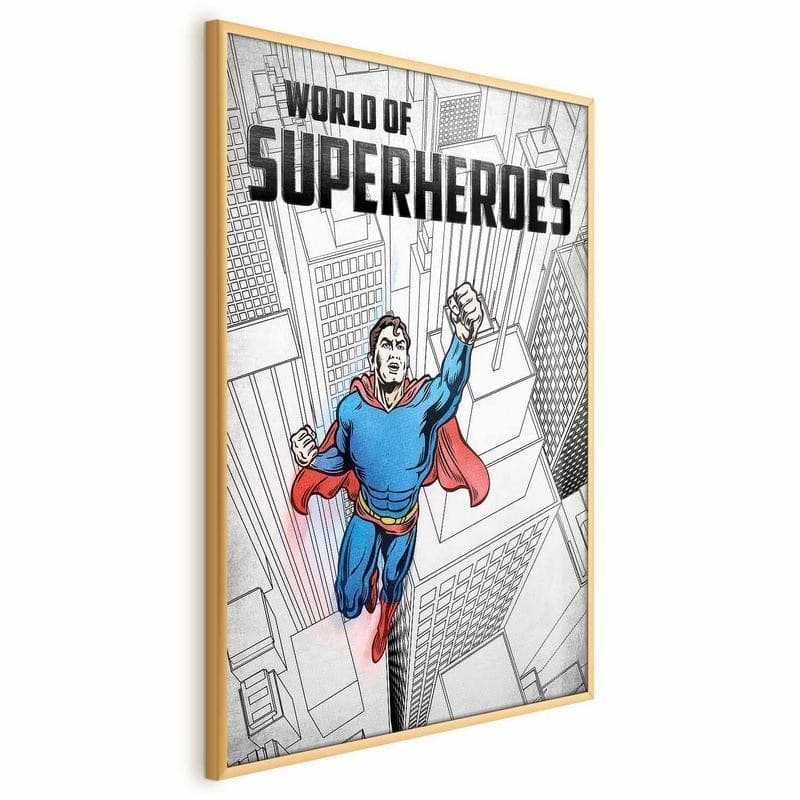 Poster - World of Superheroes in Poster e stampe Collezione Casa - Trebisacce, commercioVirtuoso.it