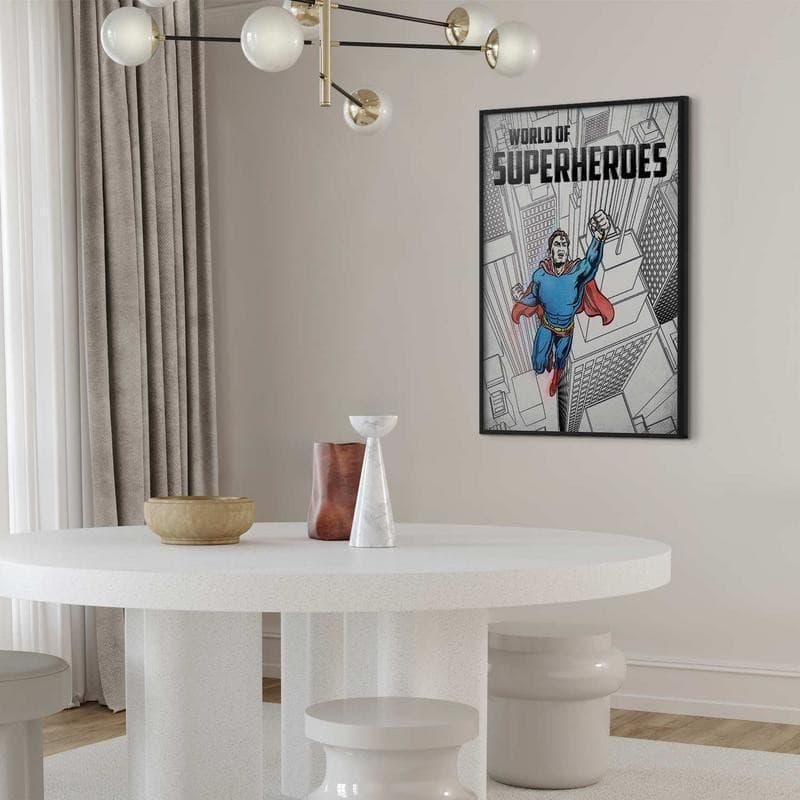 Poster - World of Superheroes in Poster e stampe Collezione Casa - Trebisacce, commercioVirtuoso.it