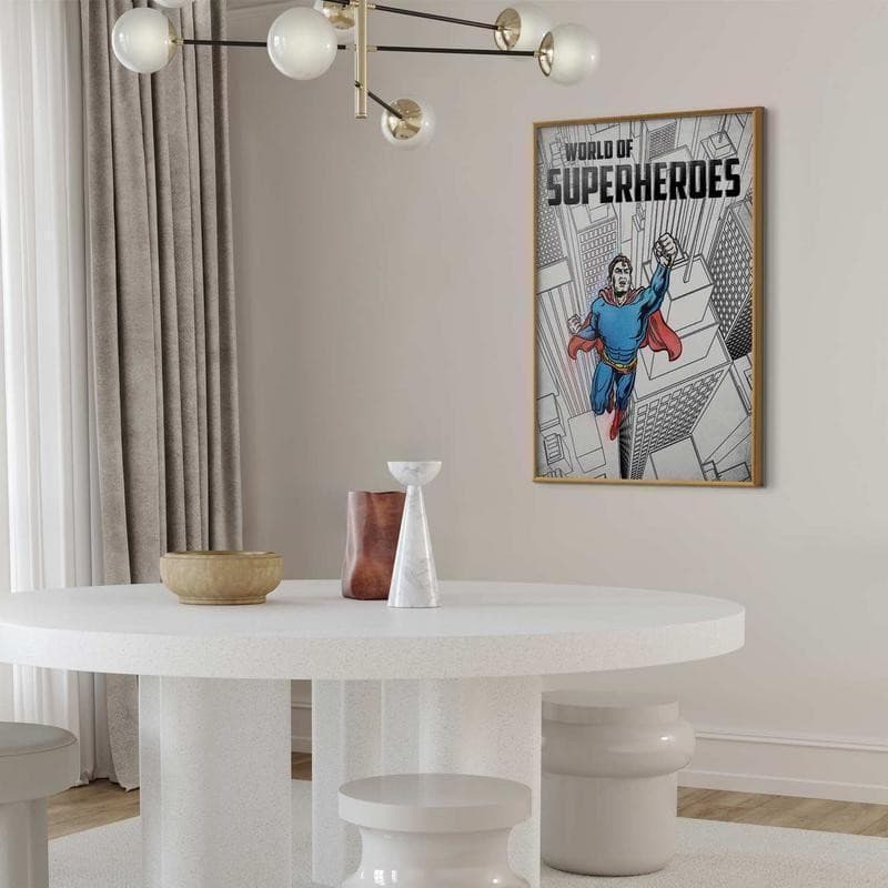 Poster - World of Superheroes in Poster e stampe Collezione Casa - Trebisacce, commercioVirtuoso.it