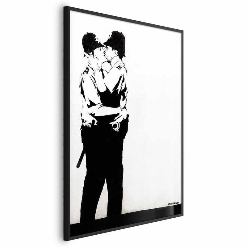 Poster - The Policemens Kiss in Poster e stampe Collezione Casa - Trebisacce, commercioVirtuoso.it