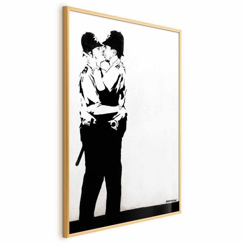 Poster - The Policemens Kiss in Poster e stampe Collezione Casa - Trebisacce, commercioVirtuoso.it