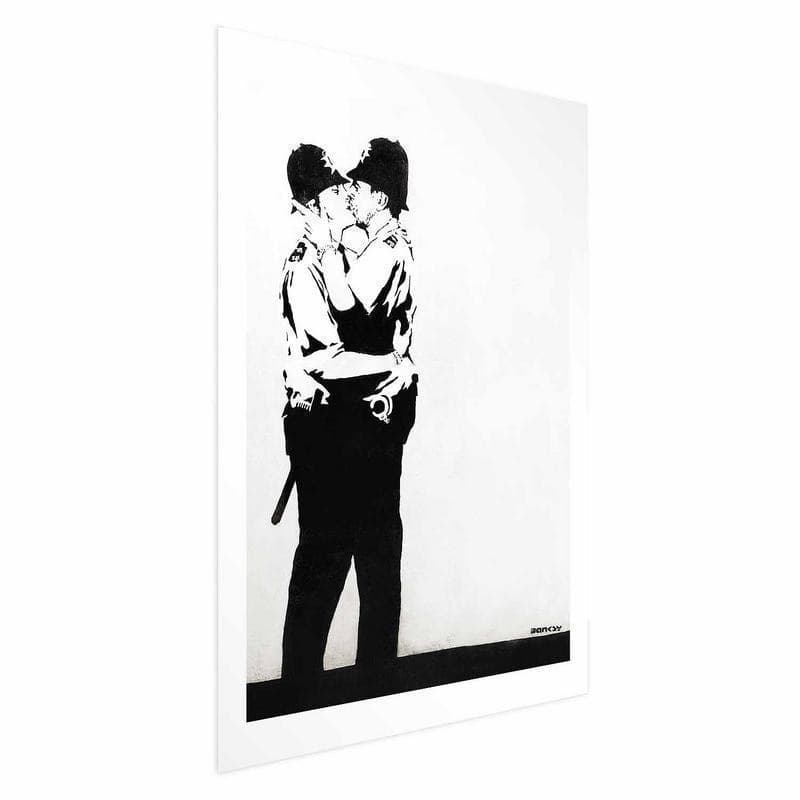 Poster - The Policemens Kiss in Poster e stampe Collezione Casa - Trebisacce, commercioVirtuoso.it