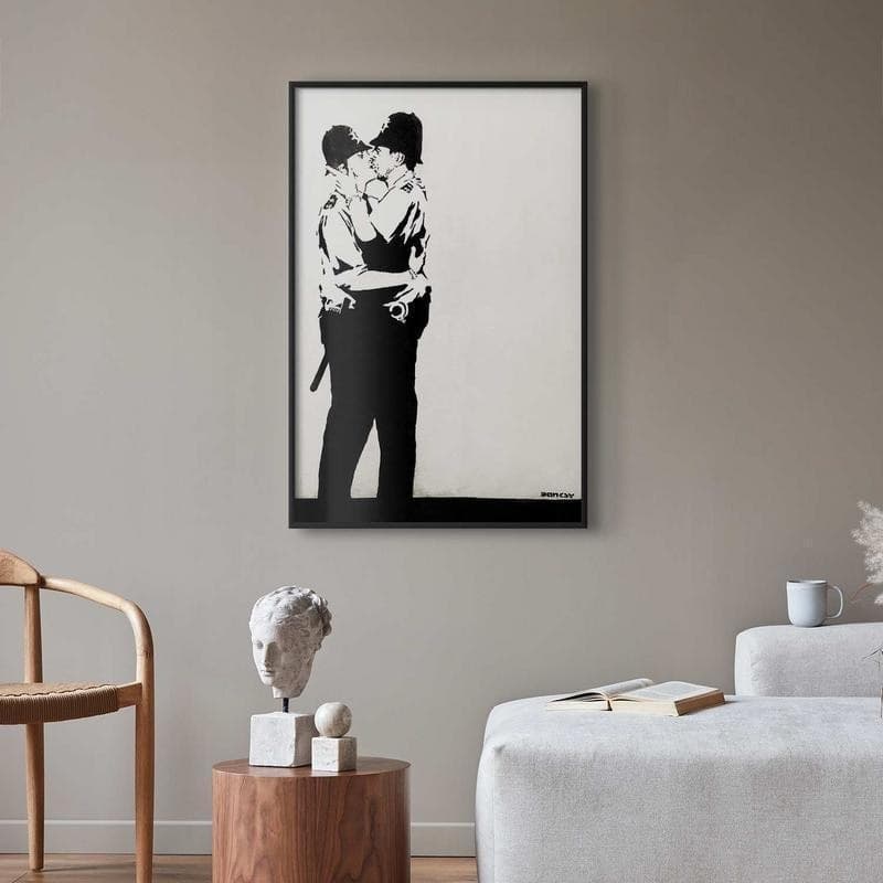 Poster - The Policemens Kiss in Poster e stampe Collezione Casa - Trebisacce, commercioVirtuoso.it