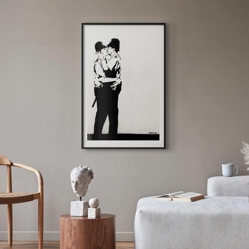 Poster - The Policemens Kiss in Poster e stampe Collezione Casa - Trebisacce, commercioVirtuoso.it