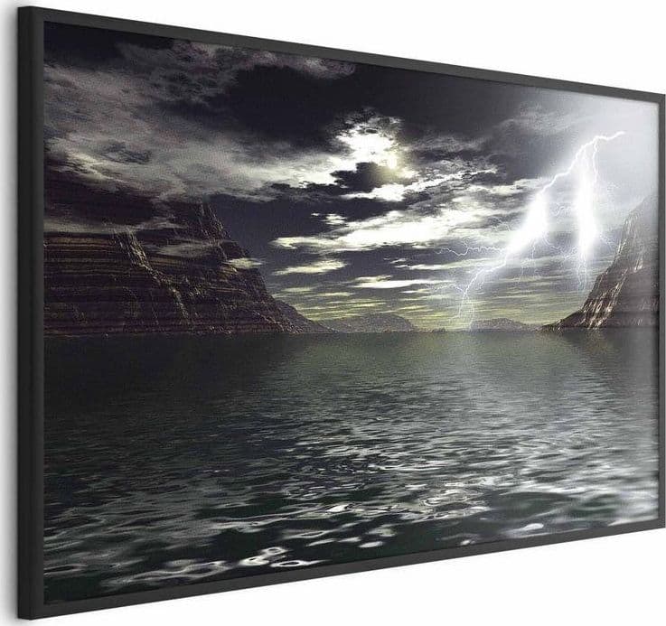 Poster - Storm Over the Lake in Poster e stampe Collezione Casa - Trebisacce, commercioVirtuoso.it