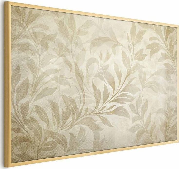 Poster - Sand-colored Leaves and Vines in Poster e stampe Collezione Casa - Trebisacce, commercioVirtuoso.it