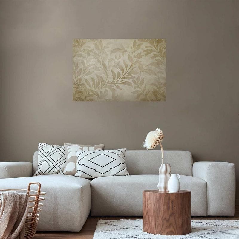 Poster - Sand-colored Leaves and Vines in Poster e stampe Collezione Casa - Trebisacce, commercioVirtuoso.it