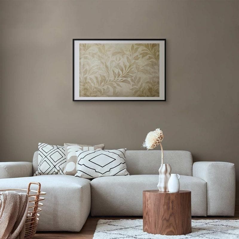 Poster - Sand-colored Leaves and Vines in Poster e stampe Collezione Casa - Trebisacce, commercioVirtuoso.it