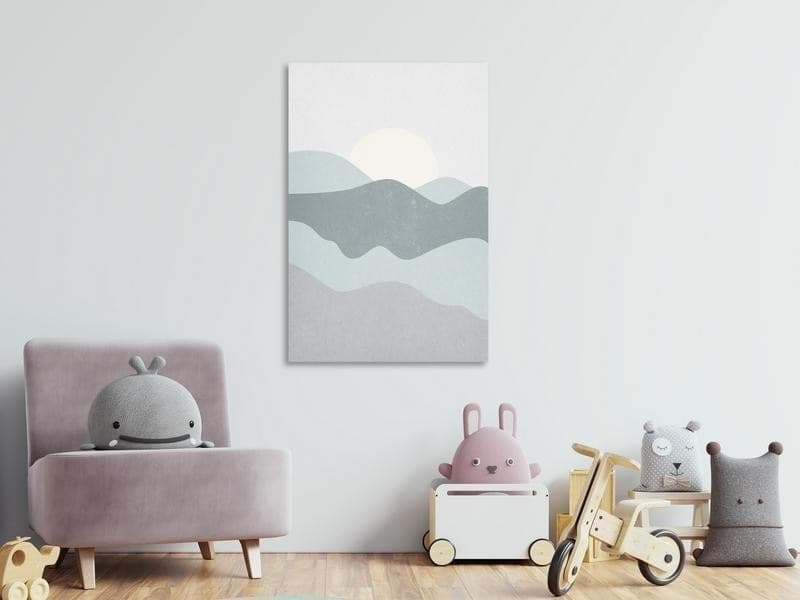 Quadro Sun Over Mountains (1 Part) Vertical in Poster e stampe Collezione Casa - Trebisacce, commercioVirtuoso.it