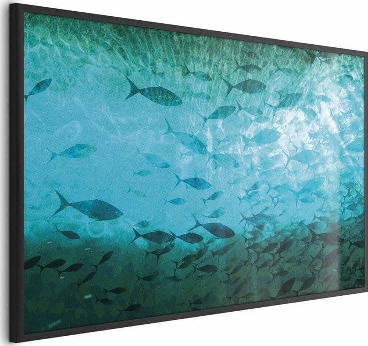 Poster - Group of Dark Fish in Poster e stampe Collezione Casa - Trebisacce, commercioVirtuoso.it
