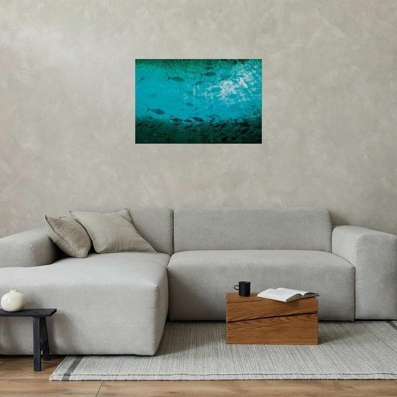 Poster - Group of Dark Fish in Poster e stampe Collezione Casa - Trebisacce, commercioVirtuoso.it