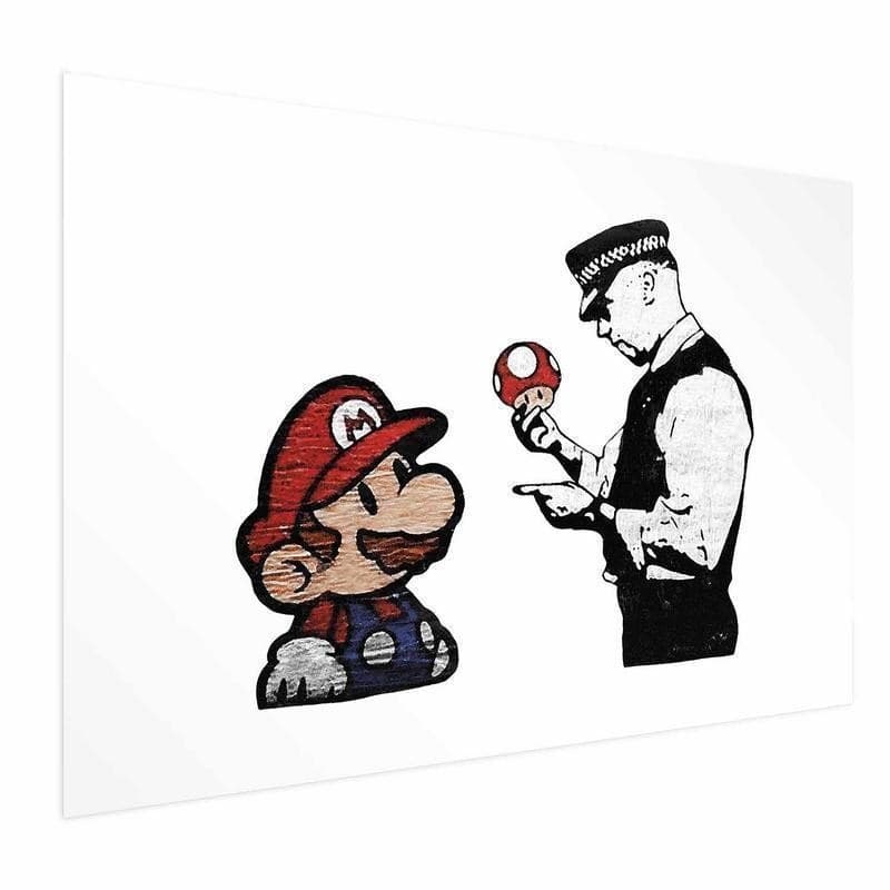 Poster - Banksy: Mushroom Picker in Poster e stampe Collezione Casa - Trebisacce, commercioVirtuoso.it