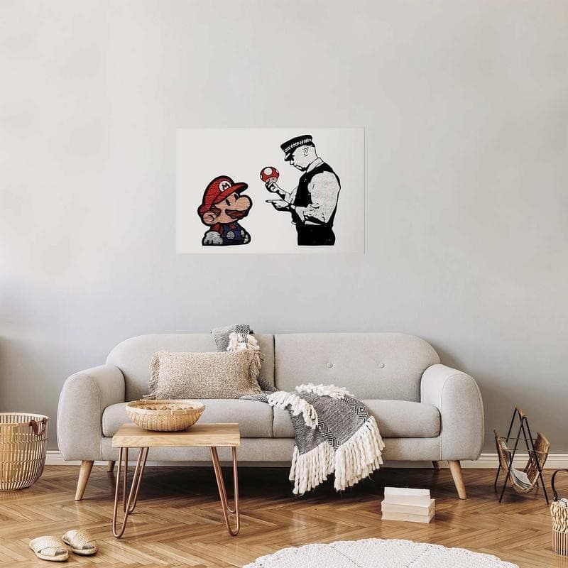 Poster - Banksy: Mushroom Picker in Poster e stampe Collezione Casa - Trebisacce, commercioVirtuoso.it