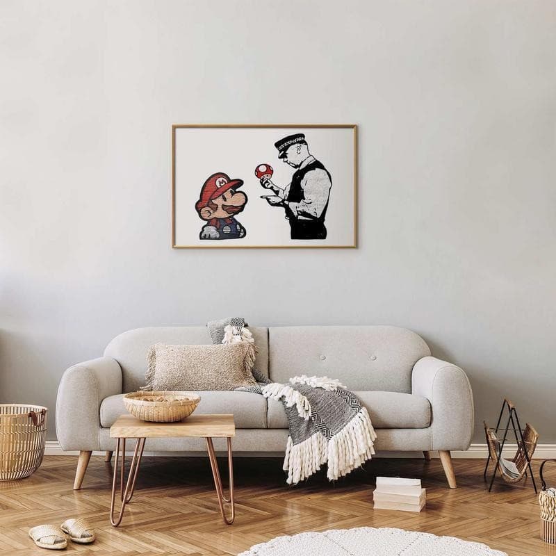 Poster - Banksy: Mushroom Picker in Poster e stampe Collezione Casa - Trebisacce, commercioVirtuoso.it
