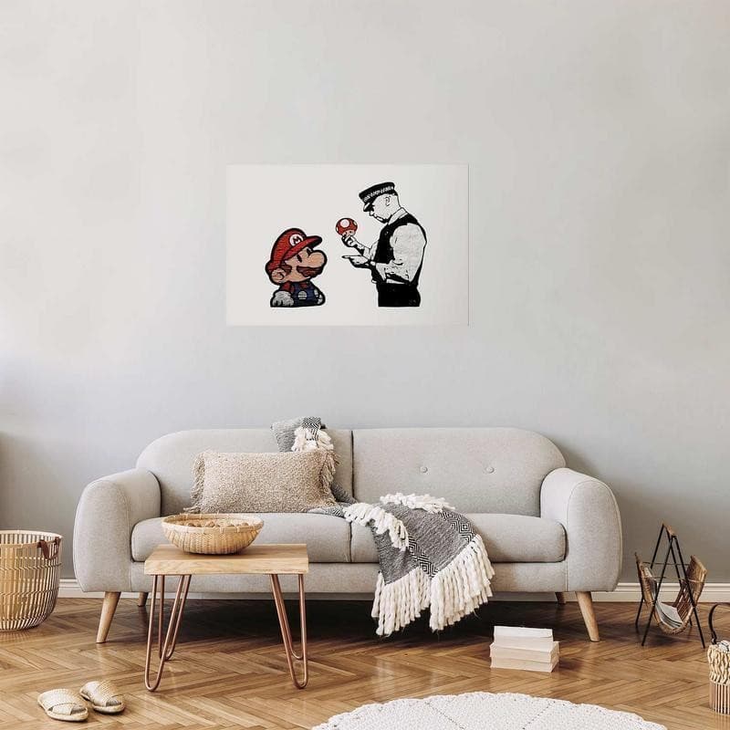 Poster - Banksy: Mushroom Picker in Poster e stampe Collezione Casa - Trebisacce, commercioVirtuoso.it