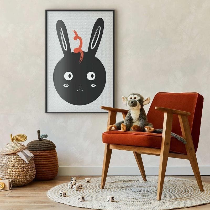Poster - Rabbit Sees Everything in Poster e stampe Collezione Casa - Trebisacce, commercioVirtuoso.it