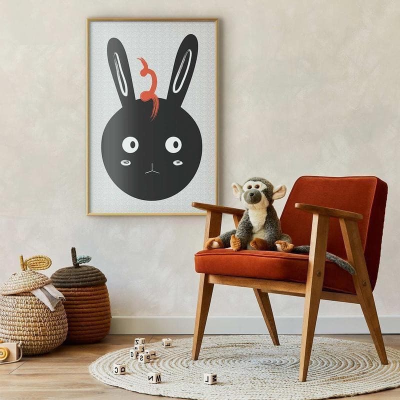 Poster - Rabbit Sees Everything in Poster e stampe Collezione Casa - Trebisacce, commercioVirtuoso.it