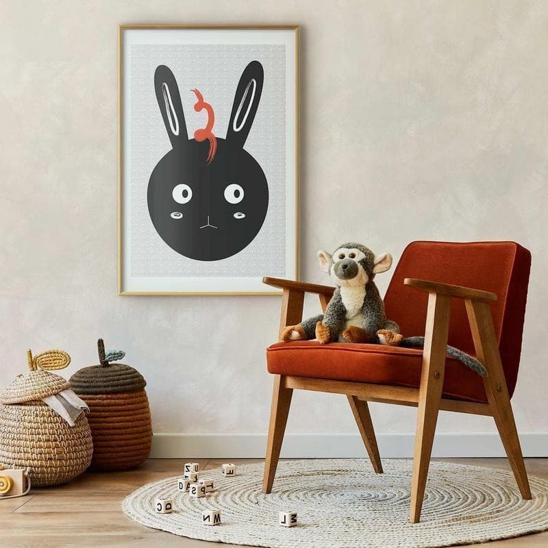 Poster - Rabbit Sees Everything in Poster e stampe Collezione Casa - Trebisacce, commercioVirtuoso.it