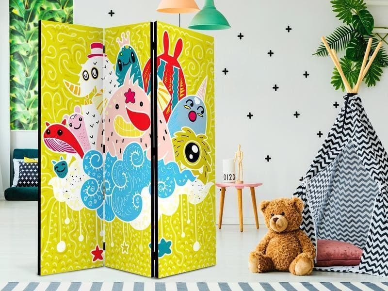 Paravento Happy Creatures [divisori da interno] in Paraventi Collezione Casa - Trebisacce, commercioVirtuoso.it