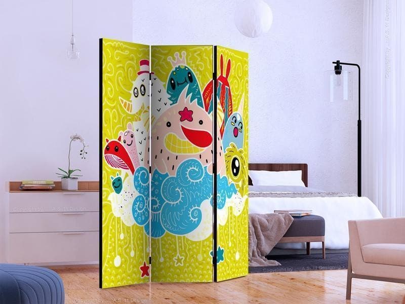 Paravento Happy Creatures [divisori da interno] in Paraventi Collezione Casa - Trebisacce, commercioVirtuoso.it