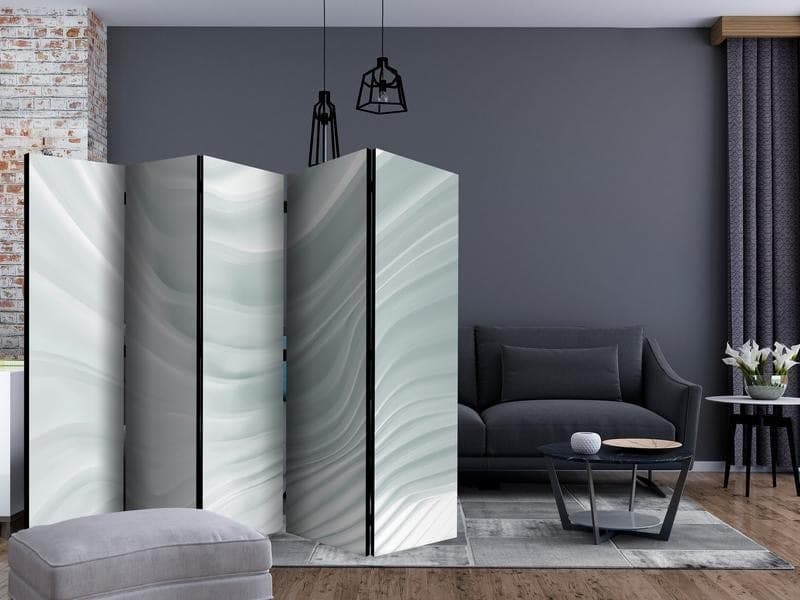 Paravento Waving White II [Room Dividers] in Paraventi Collezione Casa - Trebisacce, commercioVirtuoso.it