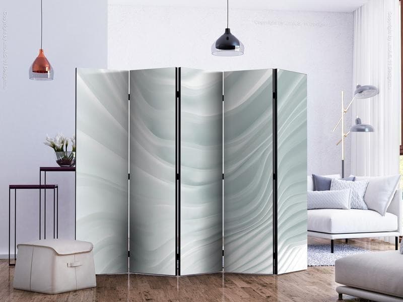 Paravento Waving White II [Room Dividers] in Paraventi Collezione Casa - Trebisacce, commercioVirtuoso.it