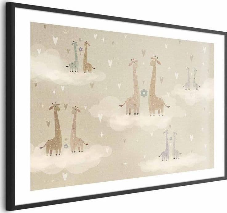 Poster - Loving Giraffes in Poster e stampe Collezione Casa - Trebisacce, commercioVirtuoso.it
