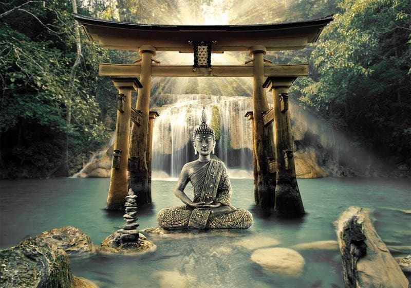 Fotomurale adesivo Buddha Smile in Poster e stampe Collezione Casa - Trebisacce, commercioVirtuoso.it
