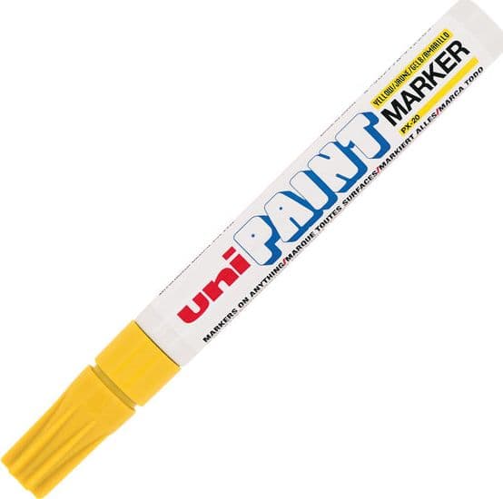 Marcatore Uni Paint Px20 Punta Conica 2,8Mm Giallo Uni Mitsubishi