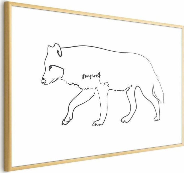 Poster - Wolf in Poster e stampe Collezione Casa - Trebisacce, commercioVirtuoso.it