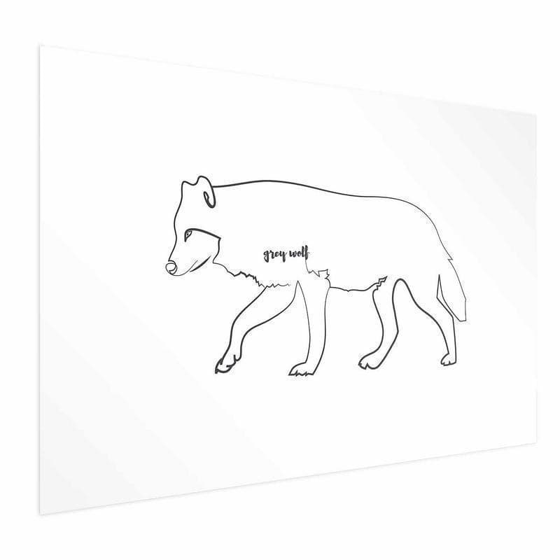 Poster - Wolf in Poster e stampe Collezione Casa - Trebisacce, commercioVirtuoso.it