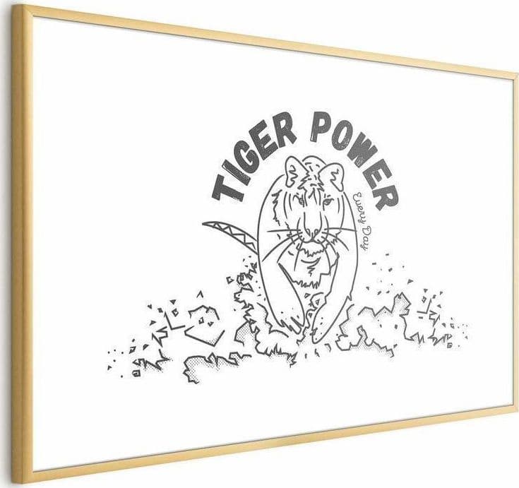 Poster - Tiger Power in Poster e stampe Collezione Casa - Trebisacce, commercioVirtuoso.it