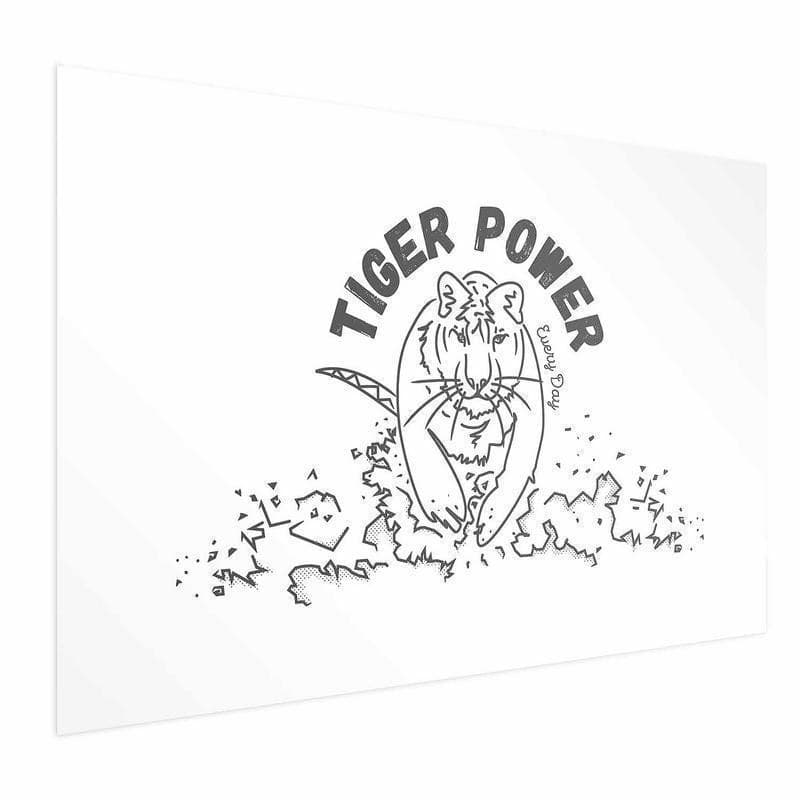 Poster - Tiger Power in Poster e stampe Collezione Casa - Trebisacce, commercioVirtuoso.it