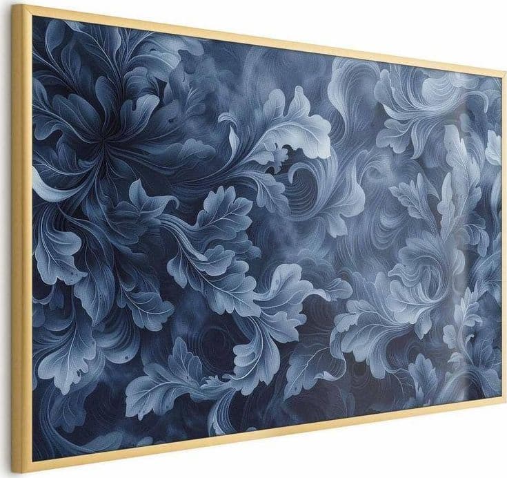 Poster - Dense, Dark Blue Abstract Ornaments in Poster e stampe Collezione Casa - Trebisacce, commercioVirtuoso.it