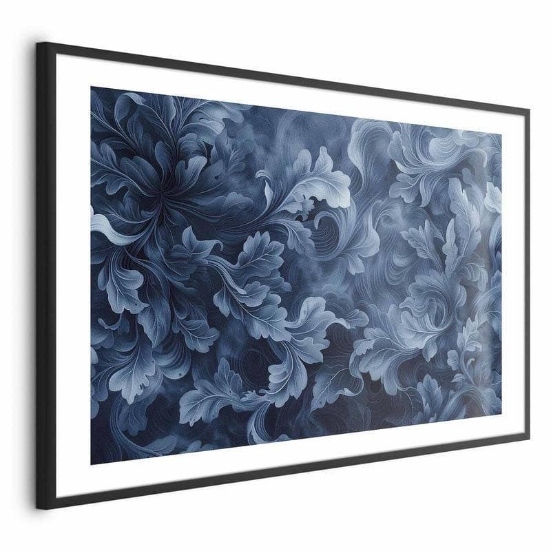 Poster - Dense, Dark Blue Abstract Ornaments in Poster e stampe Collezione Casa - Trebisacce, commercioVirtuoso.it