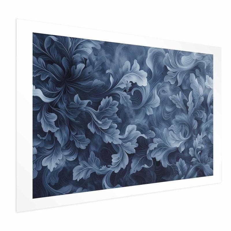 Poster - Dense, Dark Blue Abstract Ornaments in Poster e stampe Collezione Casa - Trebisacce, commercioVirtuoso.it