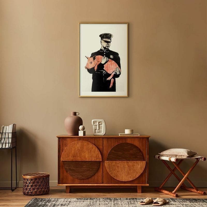 Poster - Police Pig in Poster e stampe Collezione Casa - Trebisacce, commercioVirtuoso.it
